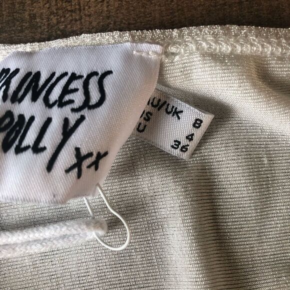 Princess Polly Loriella Ring Detail Crop Top White - Picture 6 of 6